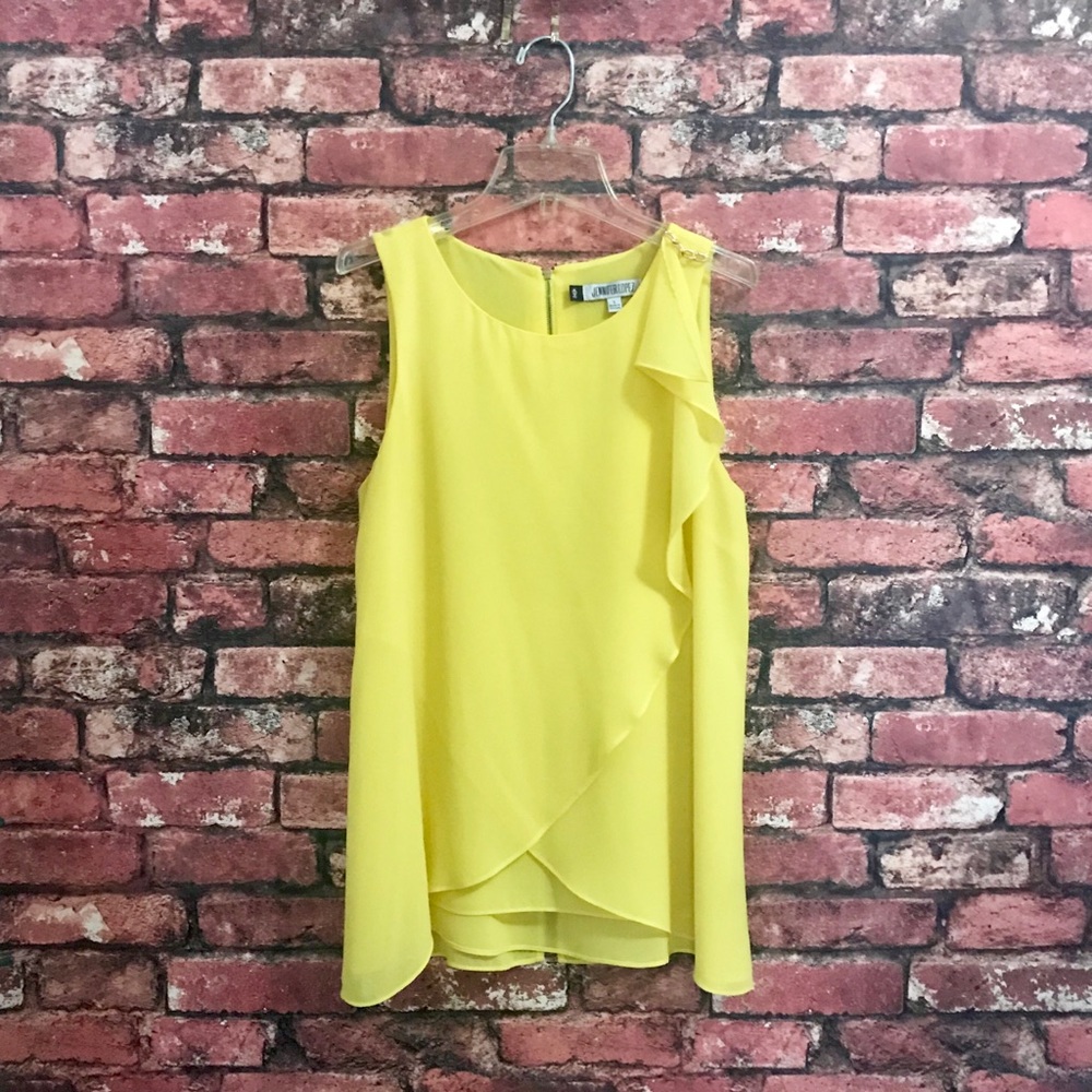 Jennifer Lopez Blouse in Yellow